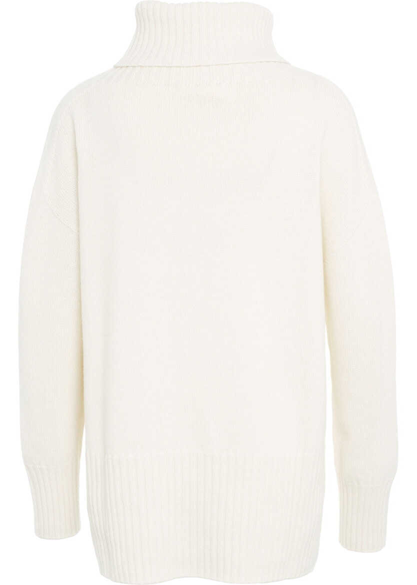 Pulovere MVM Turtleneck Sweater White Femei (BM 19032757) 3