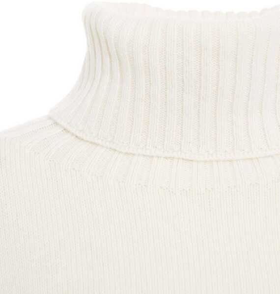 Pulovere MVM Turtleneck Sweater White Femei (BM 19032757) 4