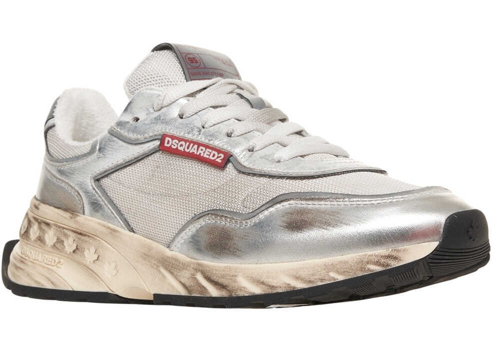 Sneakers DSQUARED2 Sneakers Sprinter Silver Femei (BM 19032766) 3