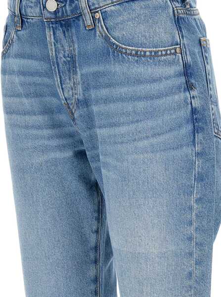 Blugi drepti Ag Jeans Straight Leg Jeans Blue Femei (BM 19032784) 3