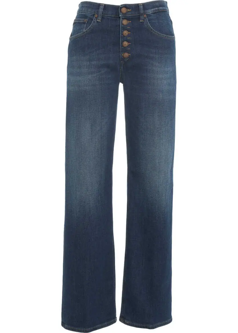 Blugi drepti Dondup Jeans Jaclyn Bot Gioie Blue Femei (BM 19032790) 1