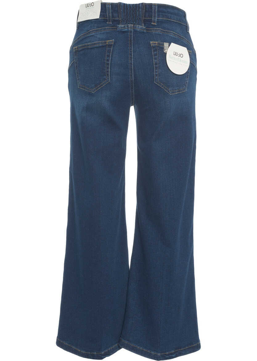 Blugi drepti Liu Jo Cropped Jeans Blue Femei (BM 19032793) 4