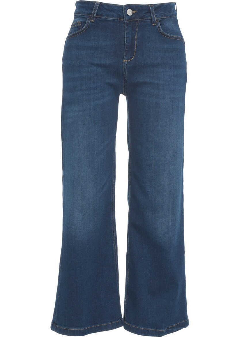 Blugi drepti Liu Jo Cropped Jeans Blue Femei (BM 19032793) 1