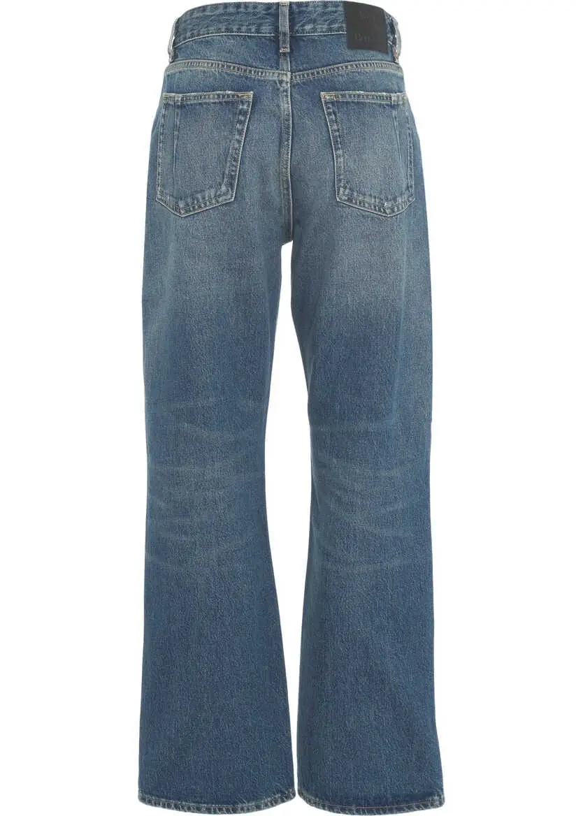 Blugi evazati Won Hundred Wide leg jeans Baggy Blue Femei (BM 19032796) 4