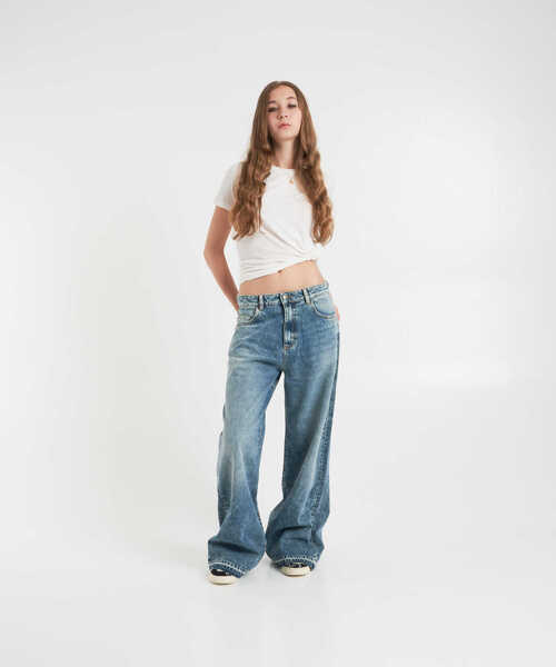 Blugi evazati Icon Denim Wide leg jeans Debby Blue Femei (BM 19032799) 3