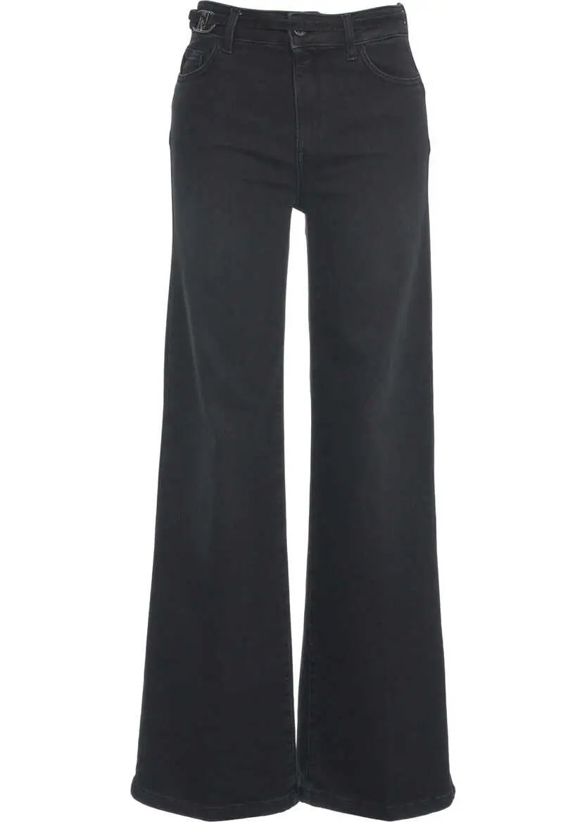Blugi drepti Liu Jo Jeans with waist belt Black Femei (BM 19032805) 1