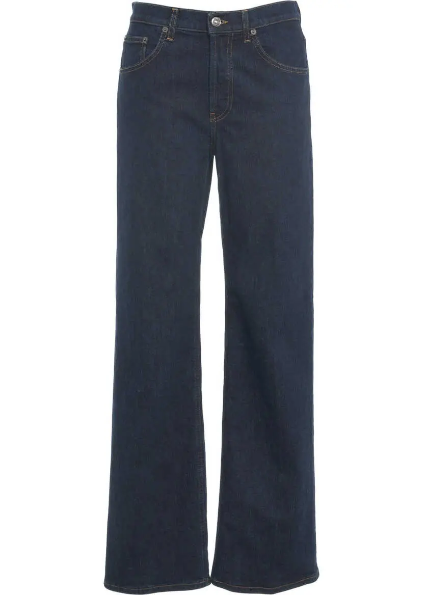 Blugi evazati Dondup Wide leg jeans Jacklyn Blue Femei (BM 19032829) 1