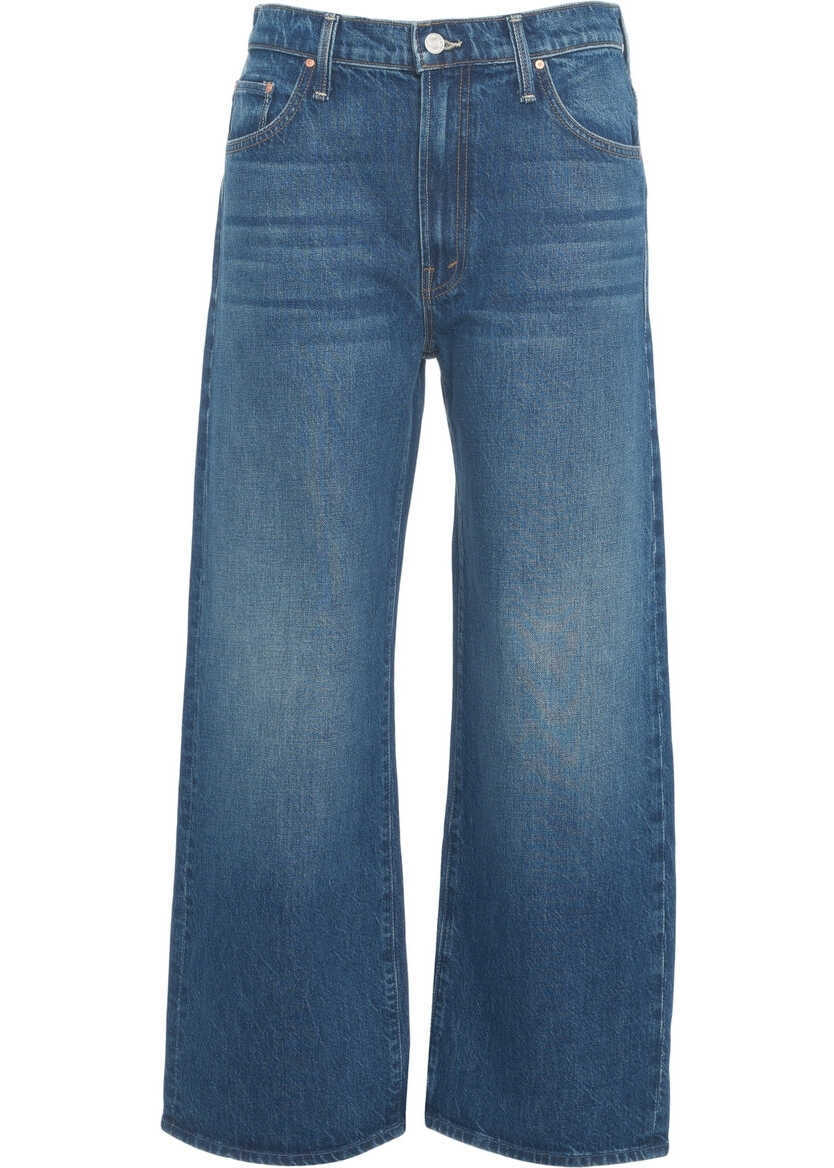 Blugi drepti MOTHER Wide Leg Jeans The Dodger Blue Femei (BM 19032841) 2