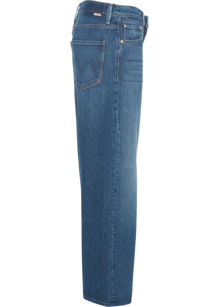 Blugi drepti MOTHER Wide Leg Jeans The Dodger Blue Femei (BM 19032841) 3
