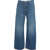 MOTHER Wide Leg Jeans 'The Dodger' Blue