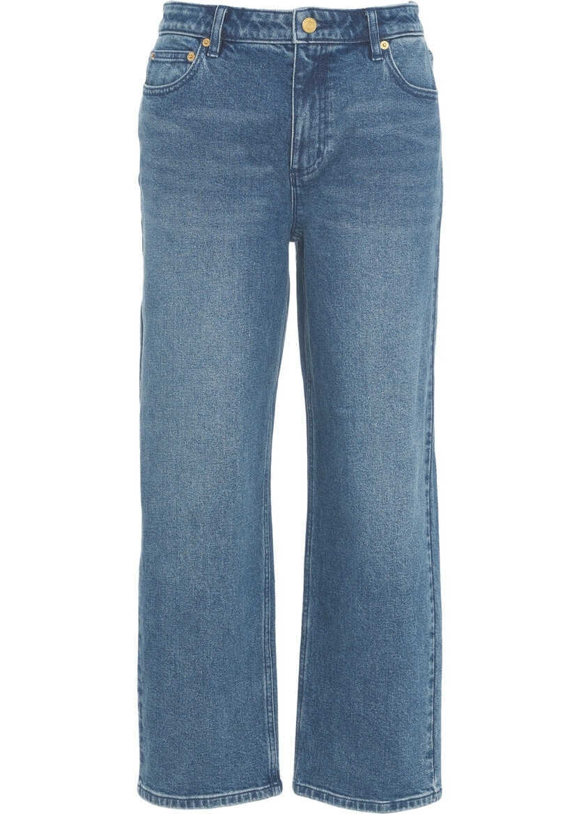 Blugi drepti Michael Kors Straight leg jeans Blue Femei (BM 19032844) 2
