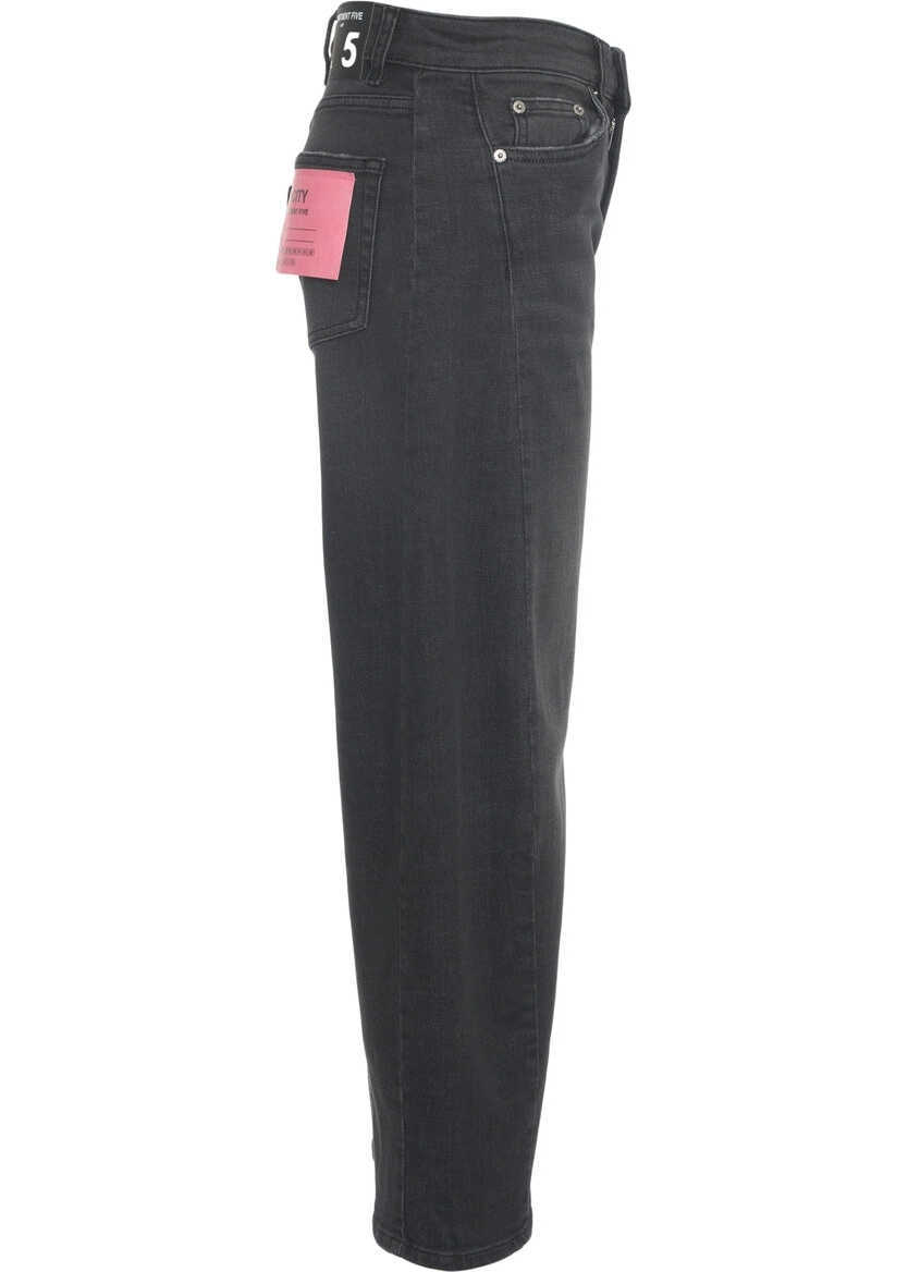 Blugi evazati Department Five Wide leg jeans Cincity Black Femei (BM 19032847) 4