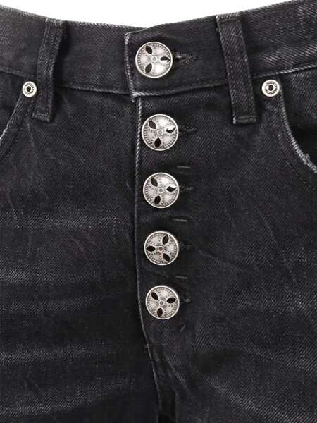 Blugi drepti Dondup Jeans Jaclyn Bot Gioie Black Femei (BM 19032850) 3