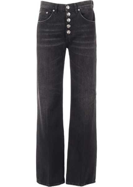 Blugi drepti Dondup Jeans Jaclyn Bot Gioie Black Femei (BM 19032850) 1
