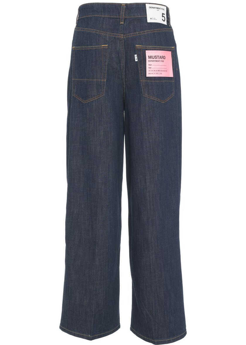 Blugi evazati Department Five Wide Leg Jeans Blue Femei (BM 19032862) 4
