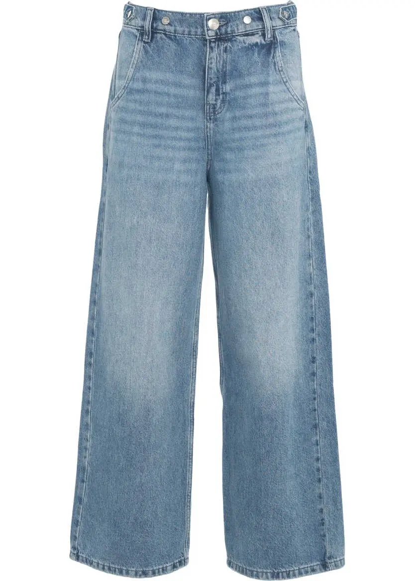 Blugi evazati Seventy & Mochi Wide leg jeans Ali tab Blue Femei (BM 19032871) 1