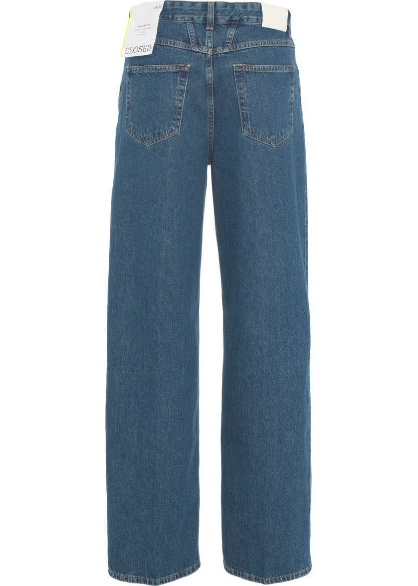 Blugi evazati CLOSED Wide leg jeans Nikka Blue Femei (BM 19032874) 4