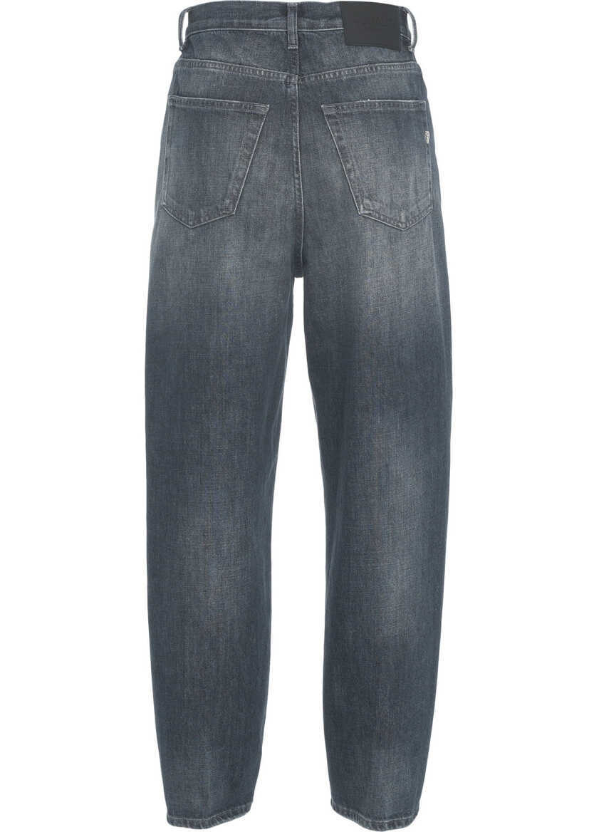 Blugi boyfriend Dondup Boyfriend jeans Bessie Grey Femei (BM 19032880) 5