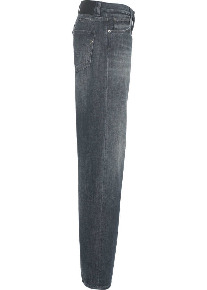 Blugi drepti Dondup Straight leg jeans Francine Grey Femei (BM 19032883) 4