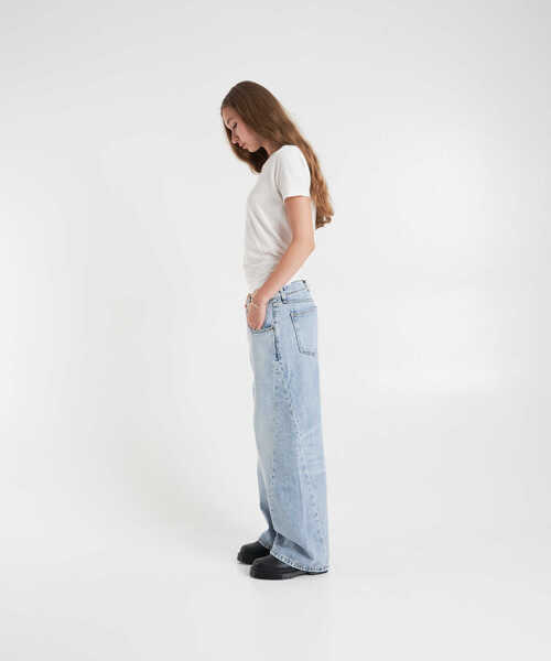 Blugi evazati Seventy & Mochi Jeans Gracie Twisted Blue Femei (BM 19032898) 4