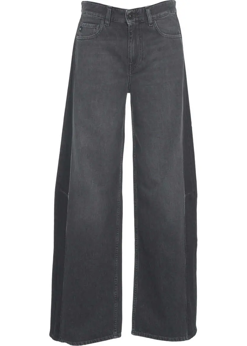 Blugi evazati Ag Jeans Wide leg jeans Black Femei (BM 19032904) 2