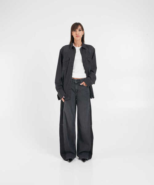 Blugi evazati Ag Jeans Wide leg jeans Black Femei (BM 19032904) 3