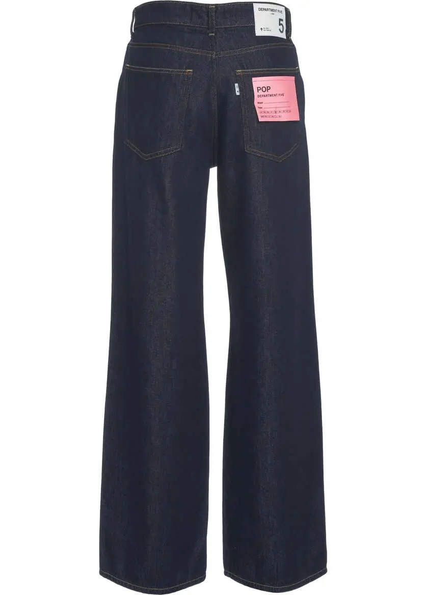 Blugi drepti Department Five Straight leg jeans Blue Femei (BM 19032916) 5