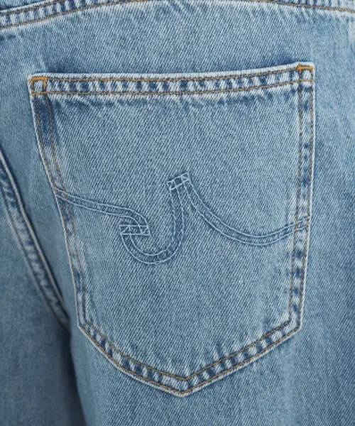 Blugi drepti Ag Jeans Wide Leg Jeans Blue Femei (BM 19032952) 5