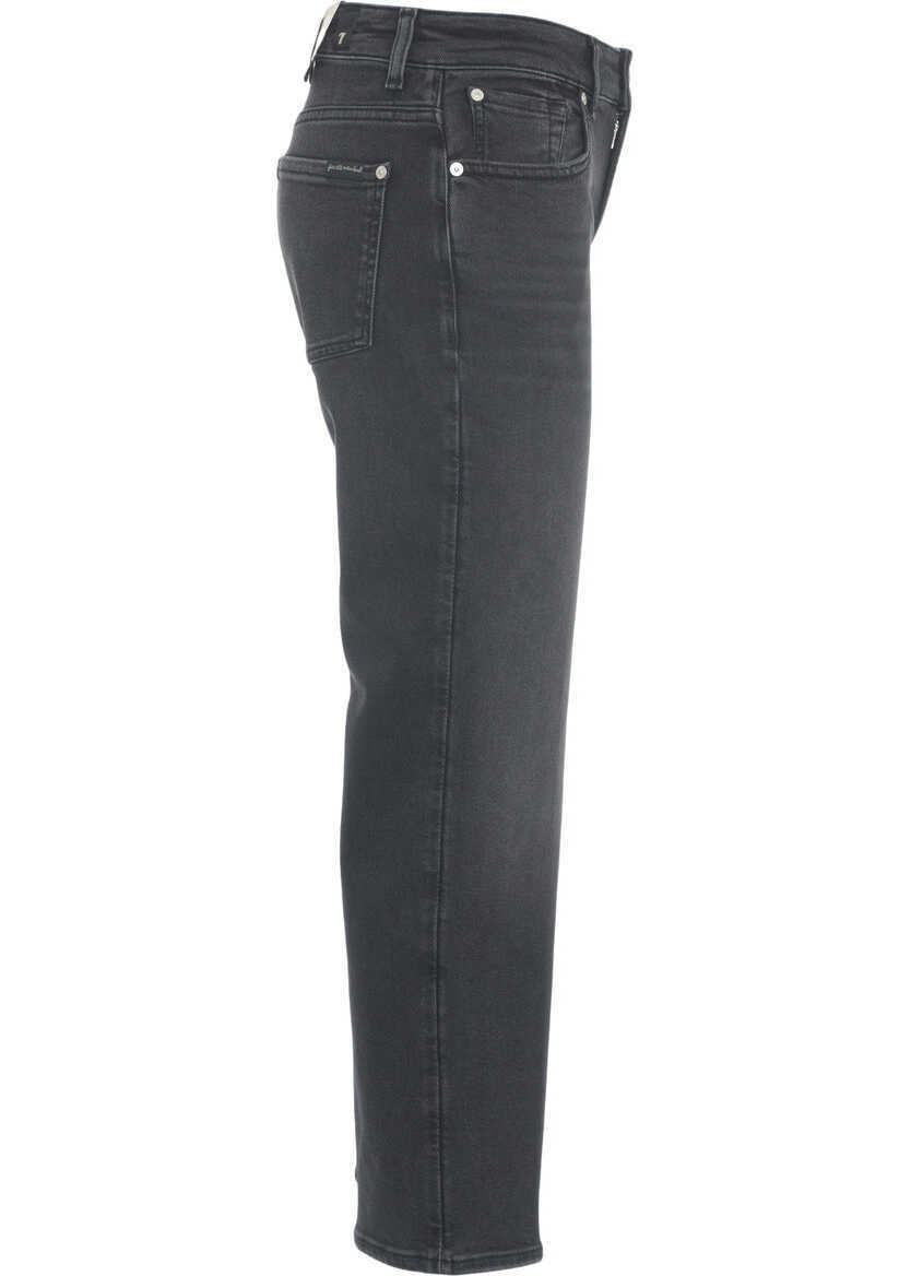 Blugi skinny 7 For All Mankind Skinny Jeans Black Femei (BM 19032955) 3