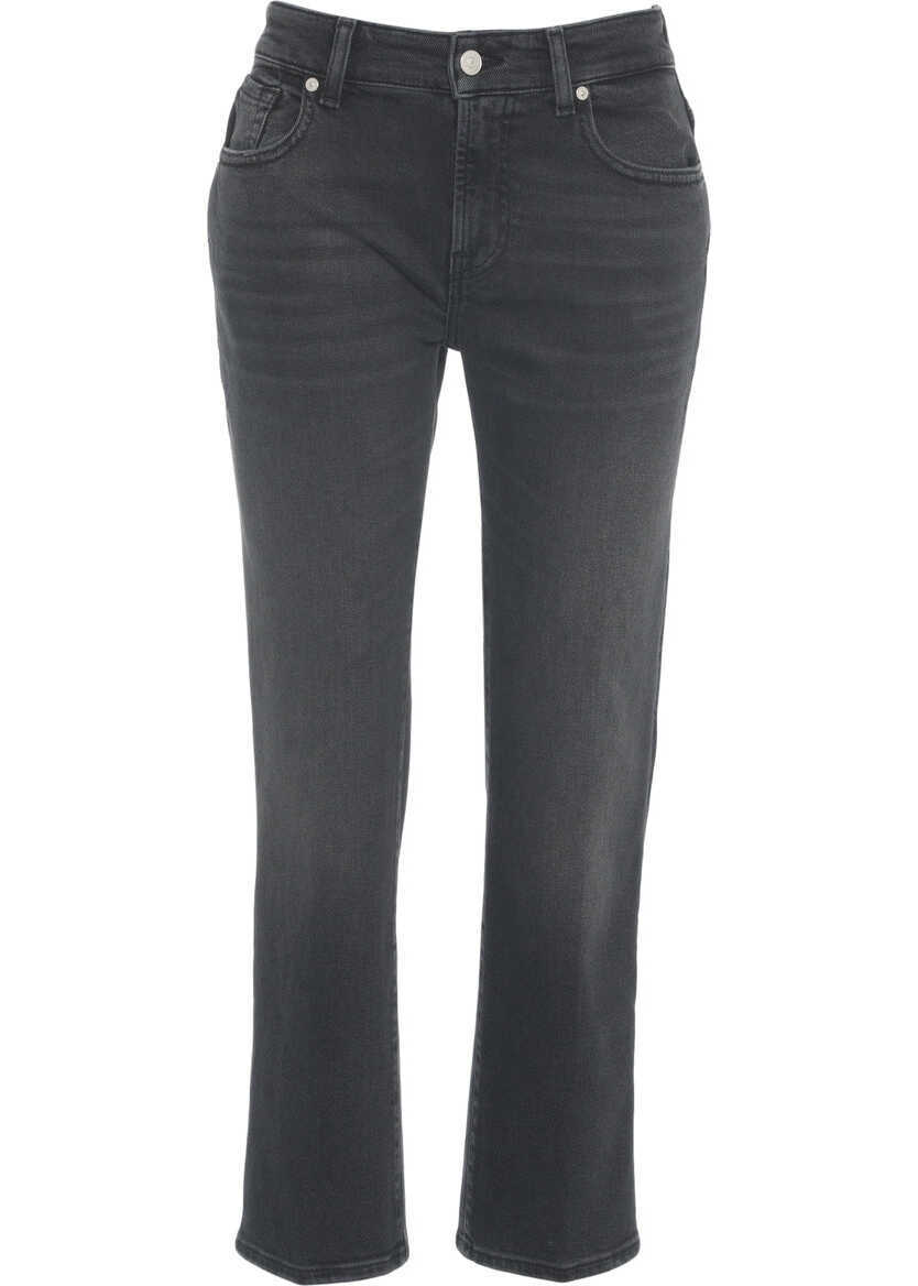 Blugi skinny 7 For All Mankind Skinny Jeans Black Femei (BM 19032955) 1