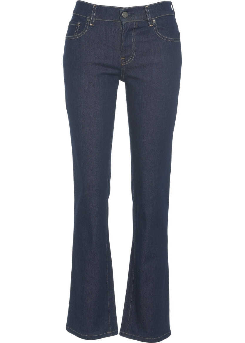 Blugi evazati Ag Jeans Flared Jeans Los Angeles Blue Femei (BM 19032961) 5