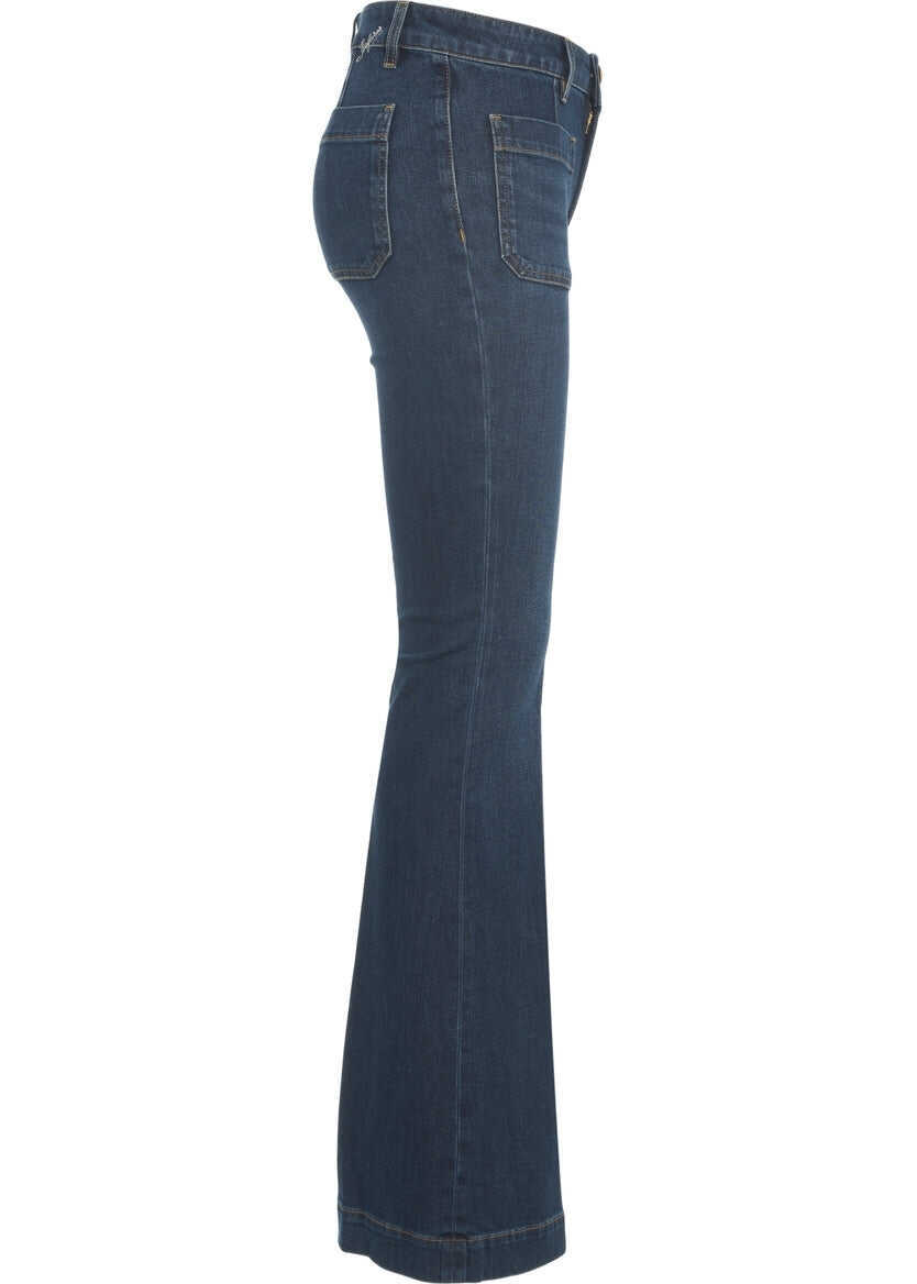 Blugi evazati SEAFARER Flared Jeans Delphine Blue Femei (BM 19032964) 4