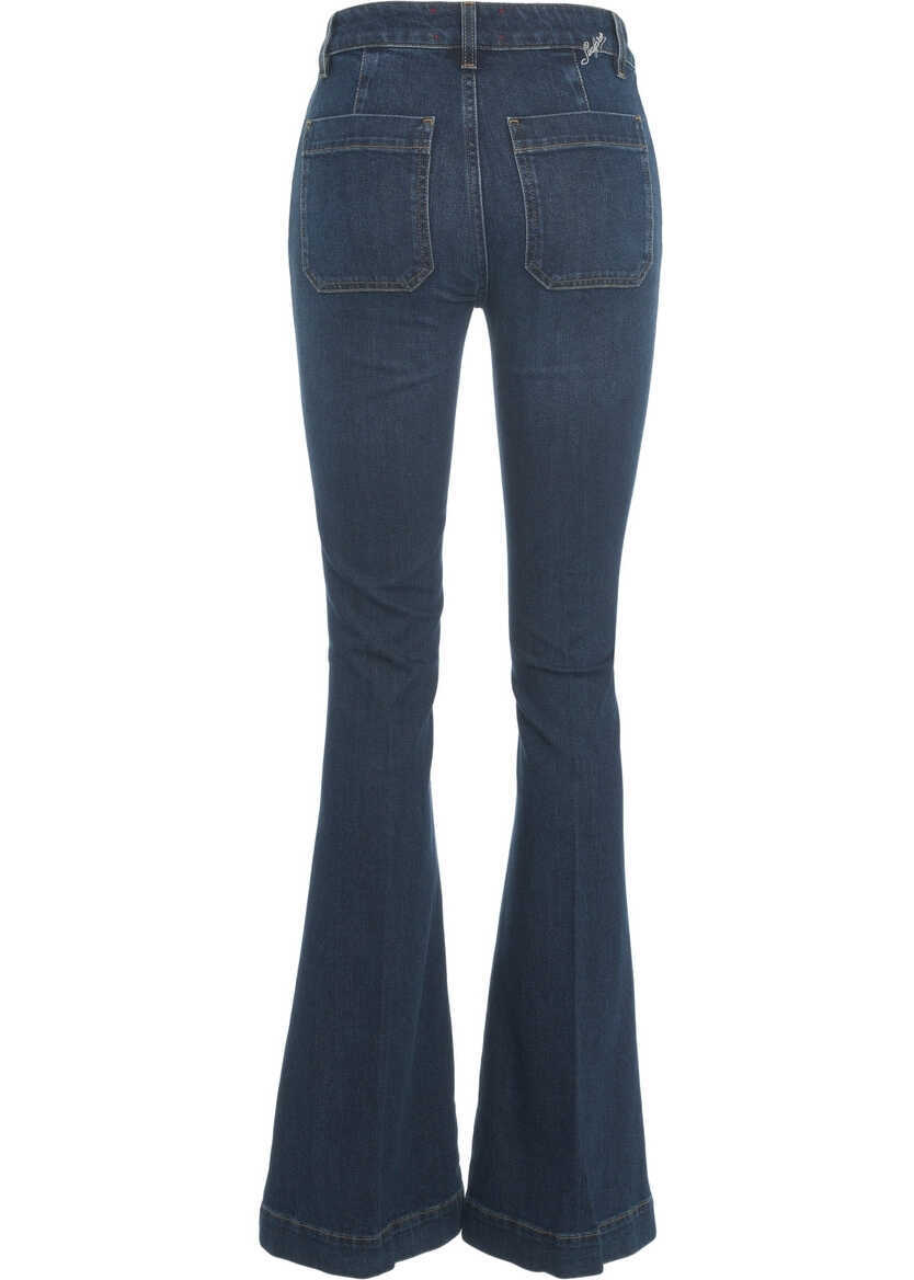 Blugi evazati SEAFARER Flared Jeans Delphine Blue Femei (BM 19032964) 5