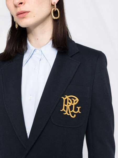 Sacouri Ralph Lauren Blazer with logo embroidery Blue Femei (BM 19032988) 3