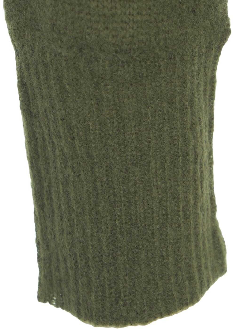 Pulovere CRUSH Knit sweater Amara Yangon Green Femei (BM 19032994) 4