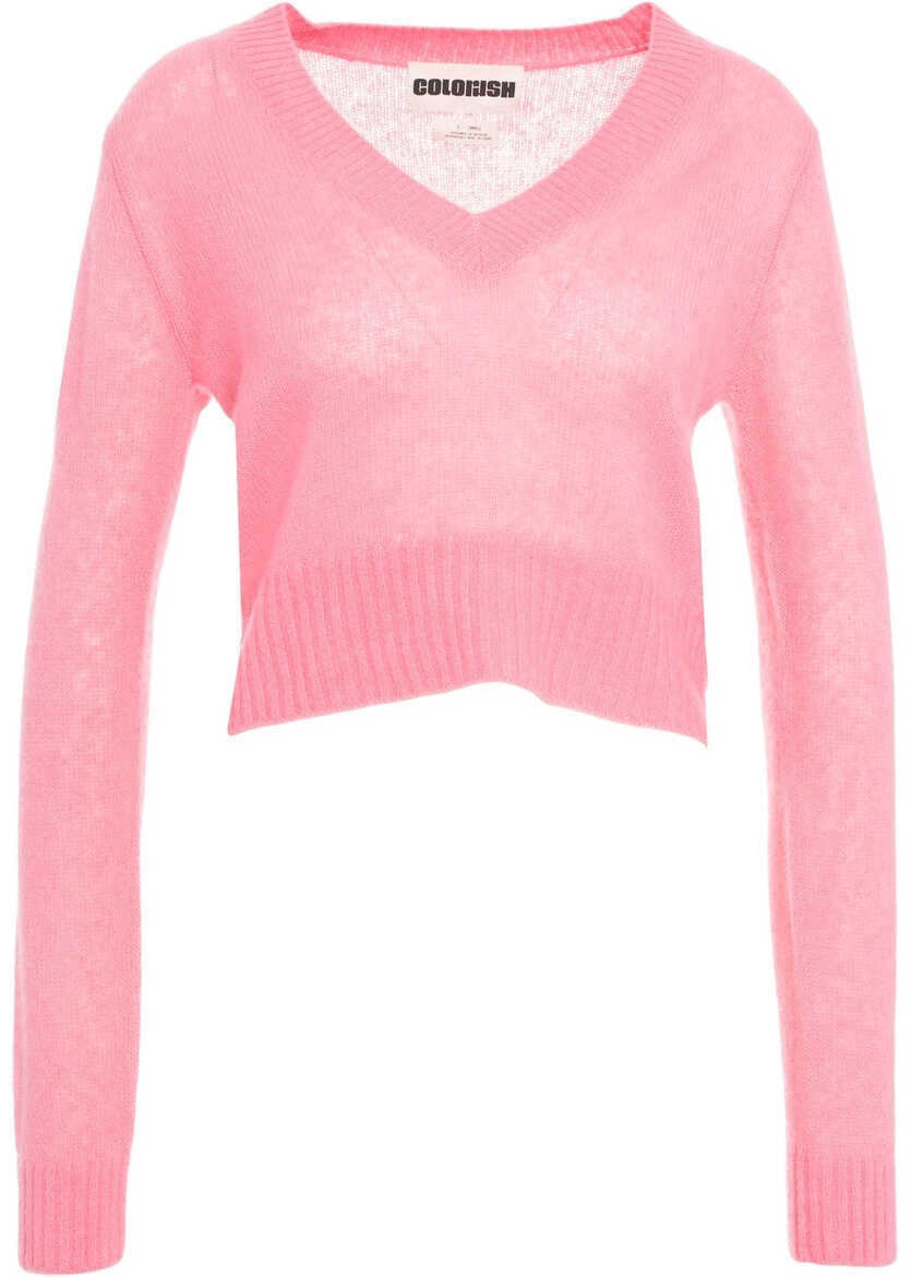 Pulovere CRUSH Knit sweater Amara Snoop Pink Femei (BM 19032997) 2