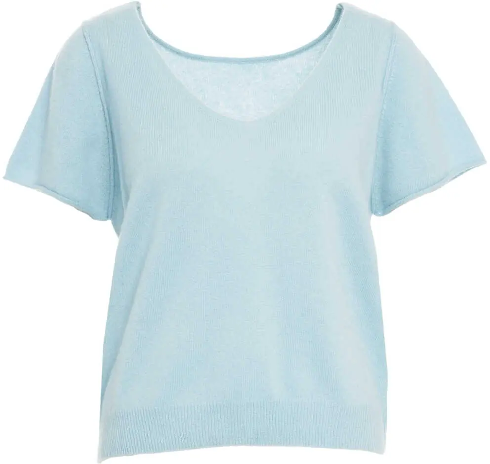 Tricouri CRUSH Cashmere t-shirt Biarritz Blue Femei (BM 19033000) 2