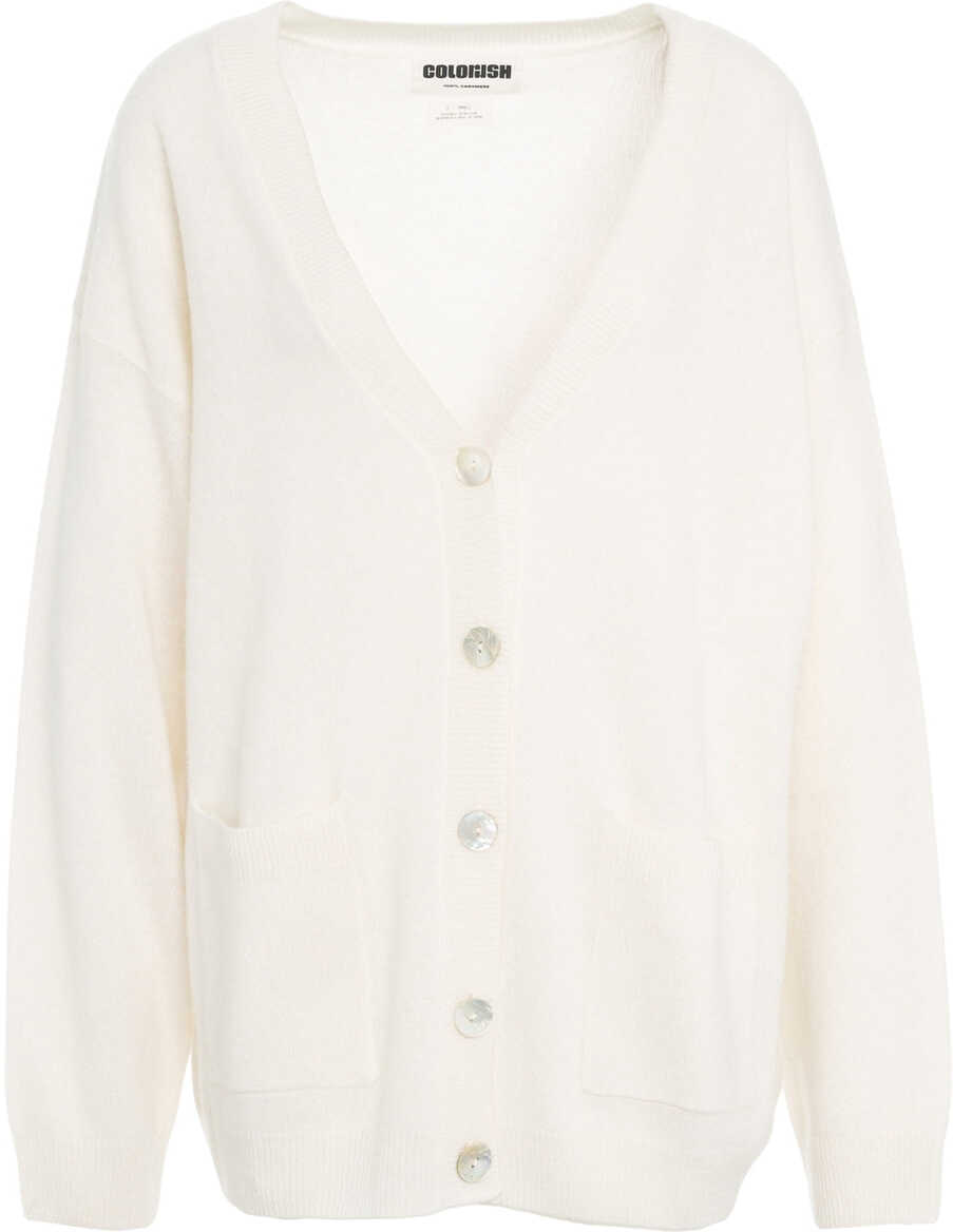Cardigane CRUSH Cashmere cardigan Canggu White Femei (BM 19033018) 2