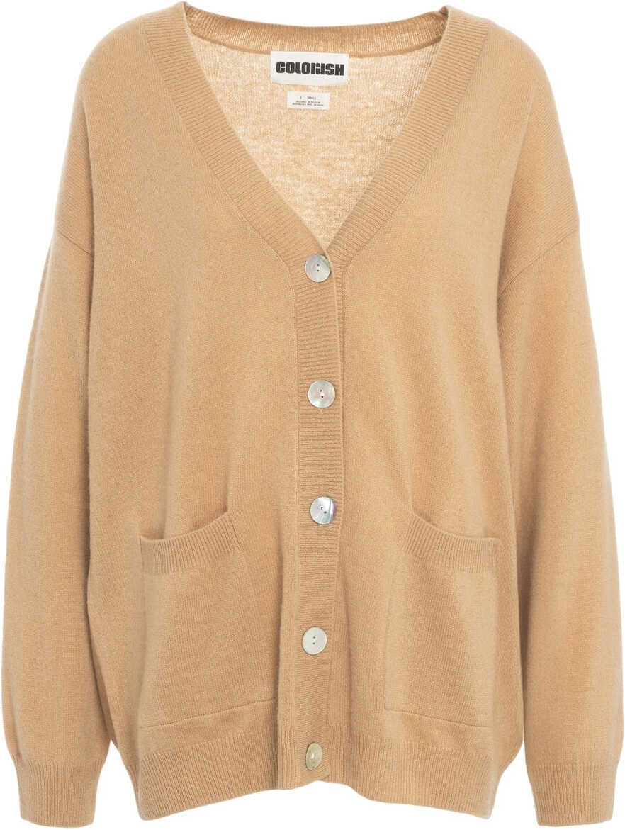 Cardigane CRUSH Cashmere cardigan Canggu Brown Femei (BM 19033018) 2
