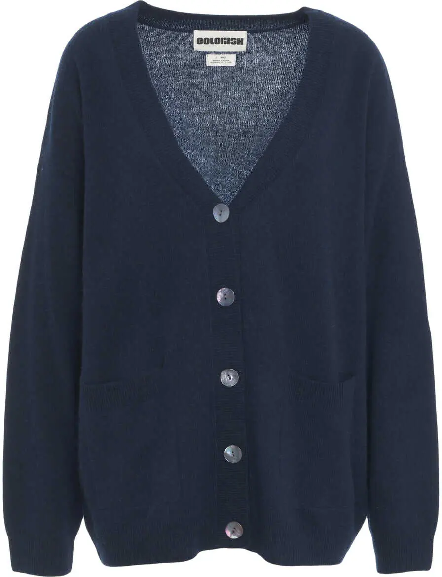 Cardigane CRUSH Cashmere cardigan Canggu Blue Femei (BM 19033018) 2