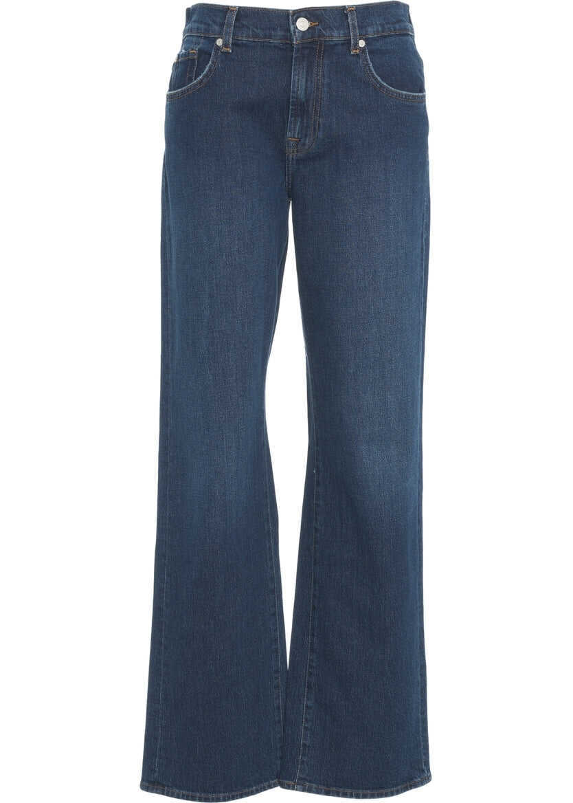Blugi drepti 7 For All Mankind Straight leg jeans Tess Blue Femei (BM 19033027) 2