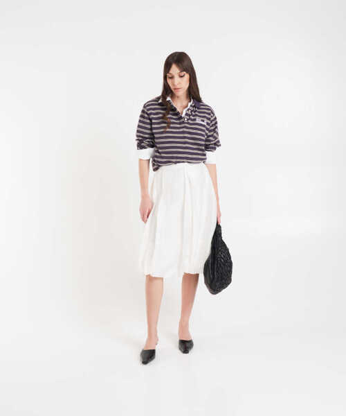 Tricouri Polo Baum und Pferdgarten Striped polo shirt Jeanne Purple Femei (BM 19033042) 4