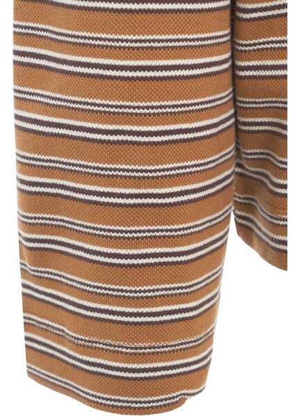 Tricouri Polo Baum und Pferdgarten Striped polo shirt Jeanne Brown Femei (BM 19033042) 6