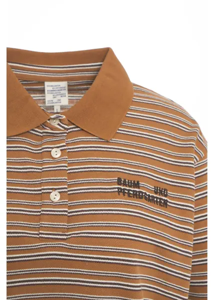 Tricouri Polo Baum und Pferdgarten Striped polo shirt Jeanne Brown Femei (BM 19033042) 7