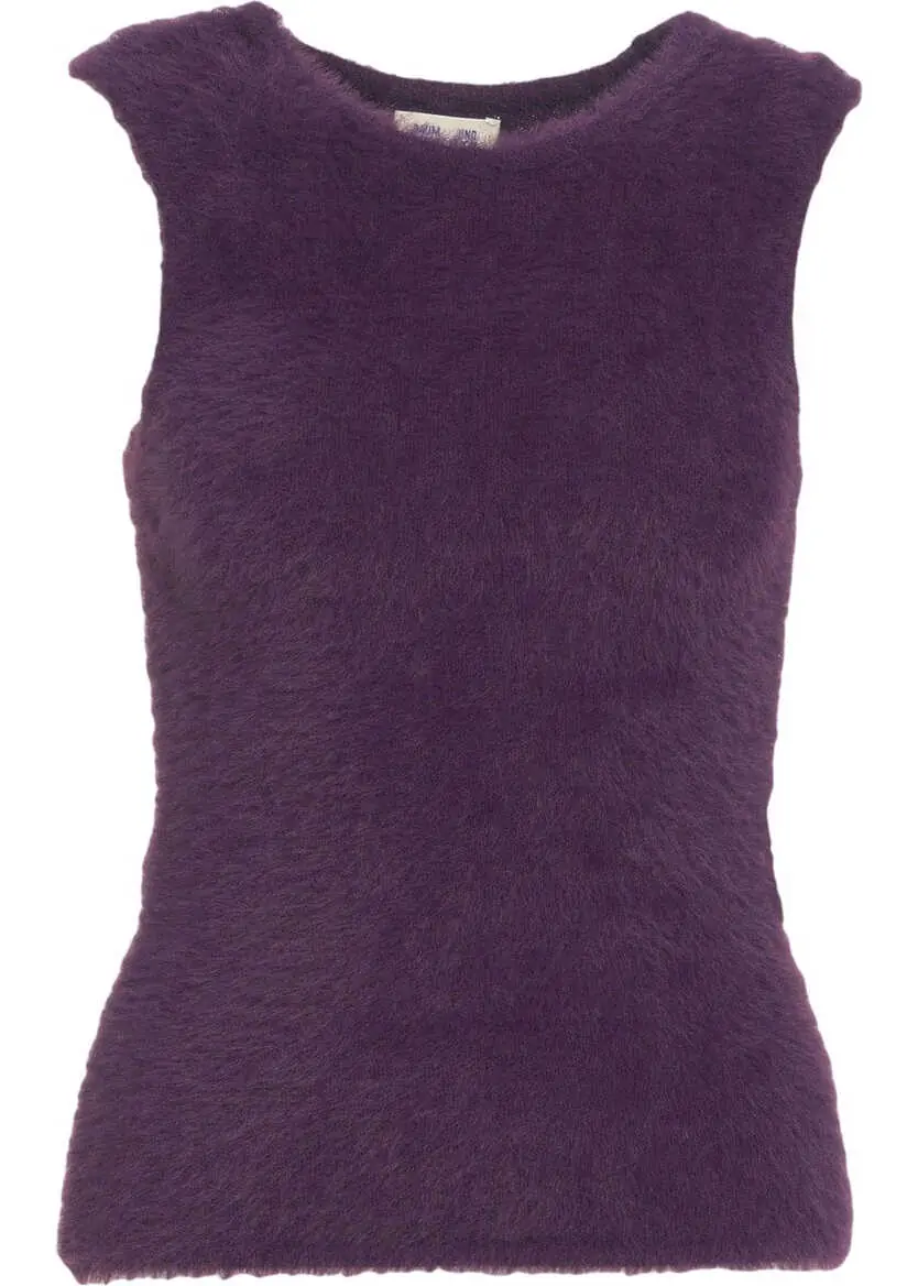 Maiouri Baum und Pferdgarten Fuzzy tank top Chaima Purple Femei (BM 19033048) 2