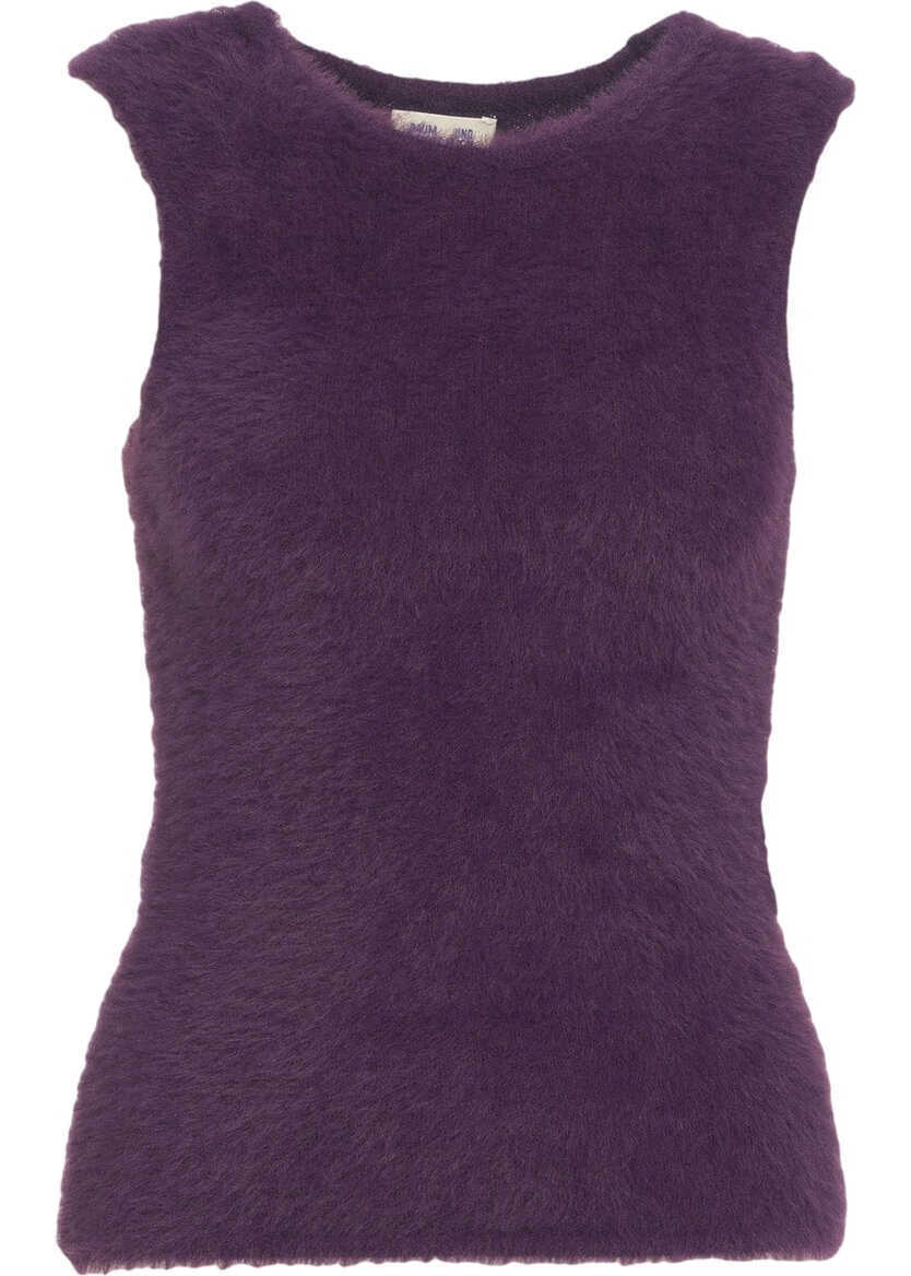 Maiouri Baum und Pferdgarten Fuzzy tank top Chaima Purple Femei (BM 19033048) 1