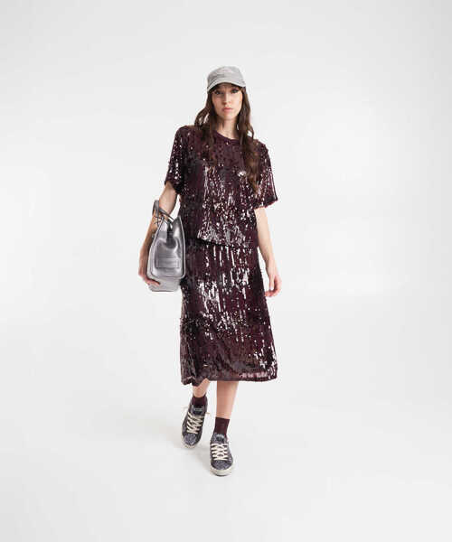 Fuste lungi Baum und Pferdgarten Sequined skirt Jaino Purple Femei (BM 19033060) 4