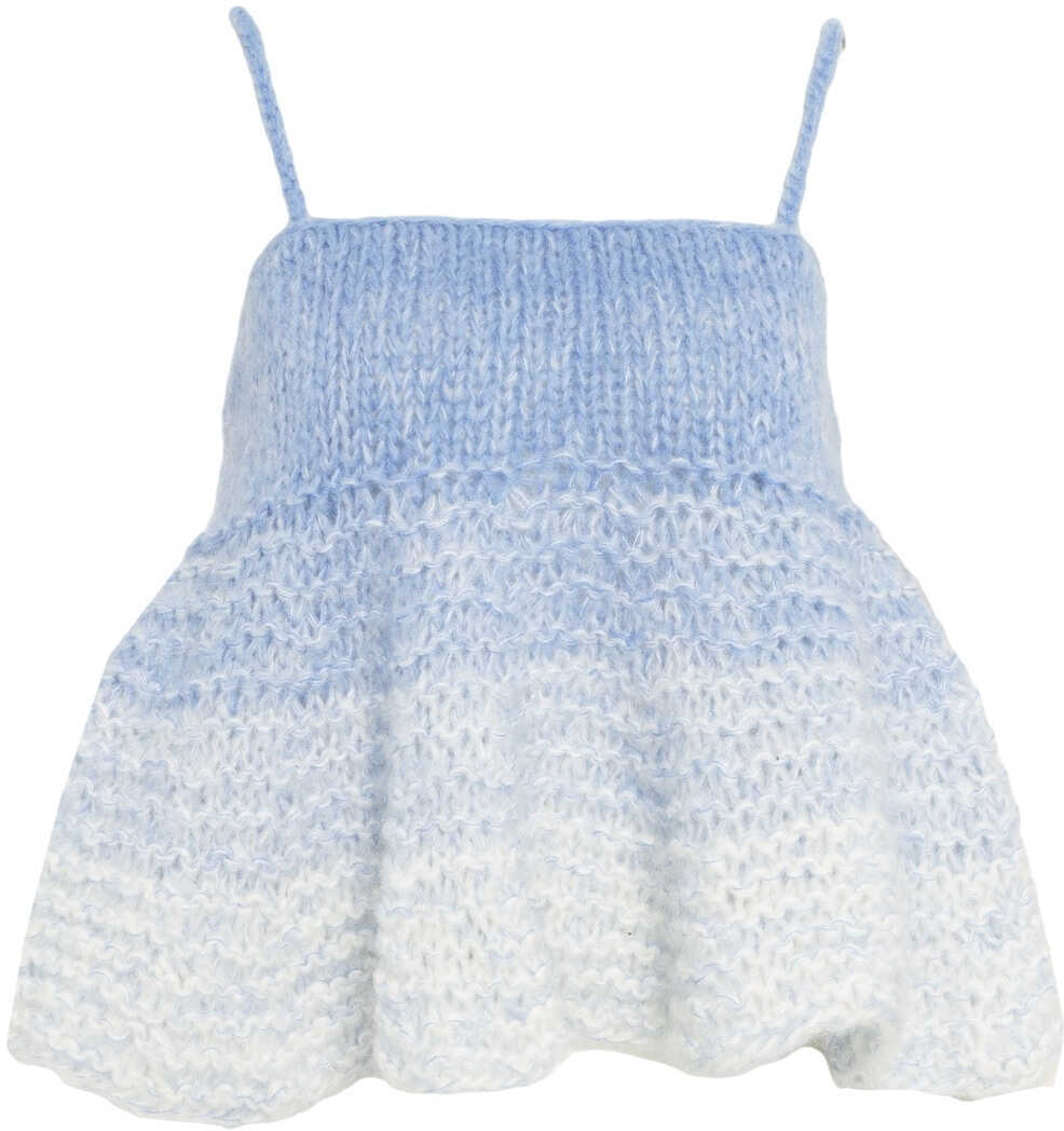 Maiouri Dawn x Dare Mohair knit top Vesper Blue Femei (BM 19033063) 2