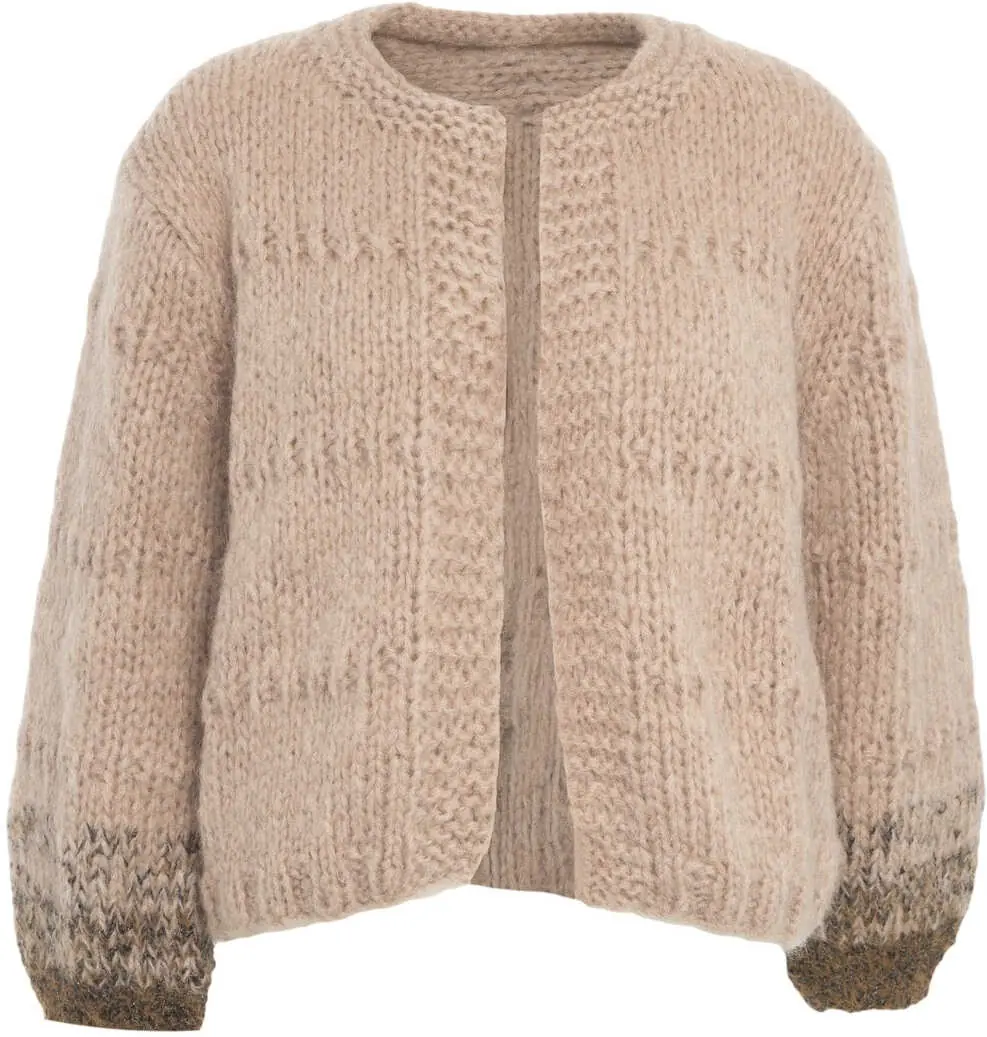 Cardigane Dawn x Dare Mohair blend cardigan Gabi Brown Femei (BM 19033066) 2