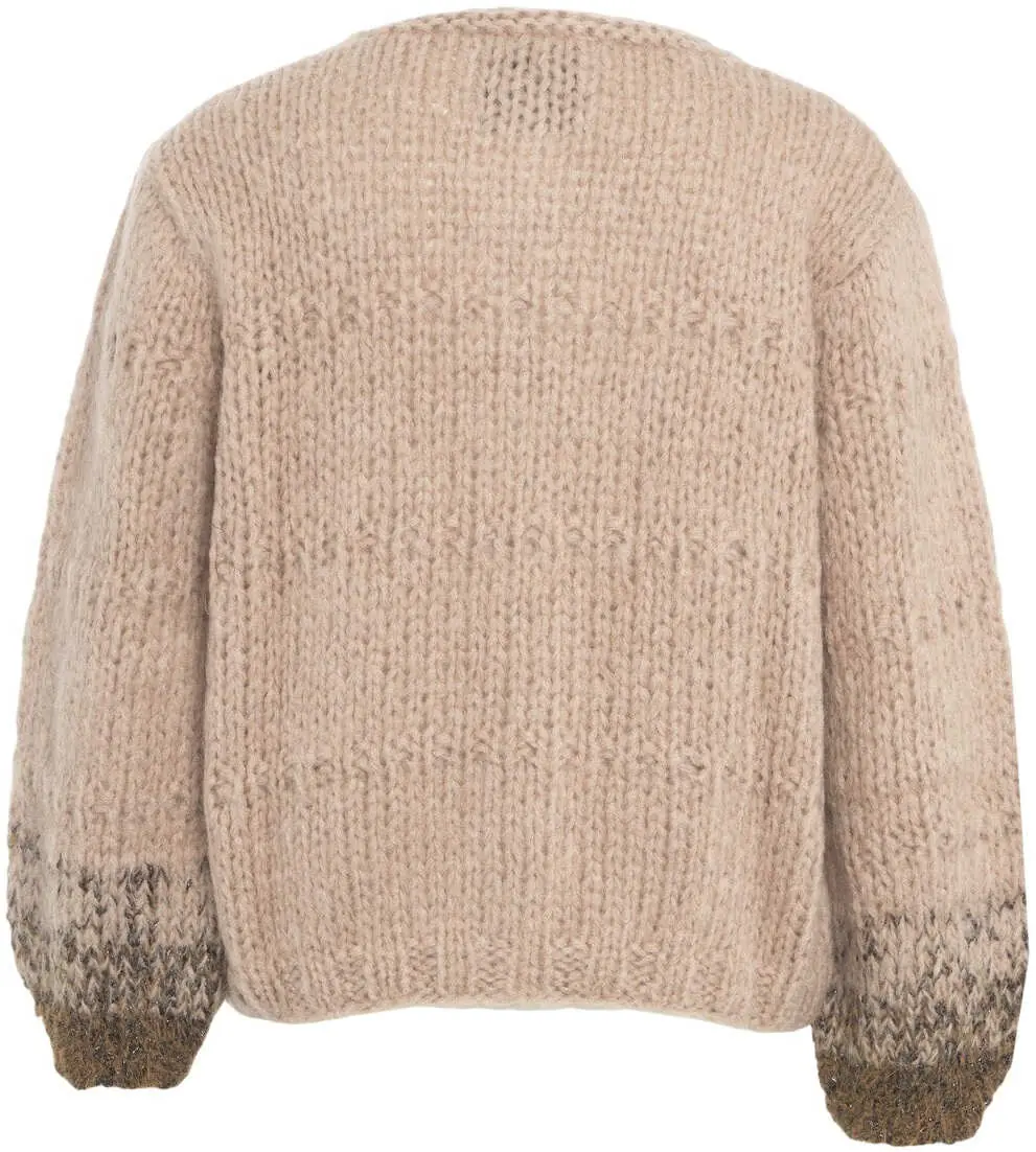 Cardigane Dawn x Dare Mohair blend cardigan Gabi Brown Femei (BM 19033066) 3